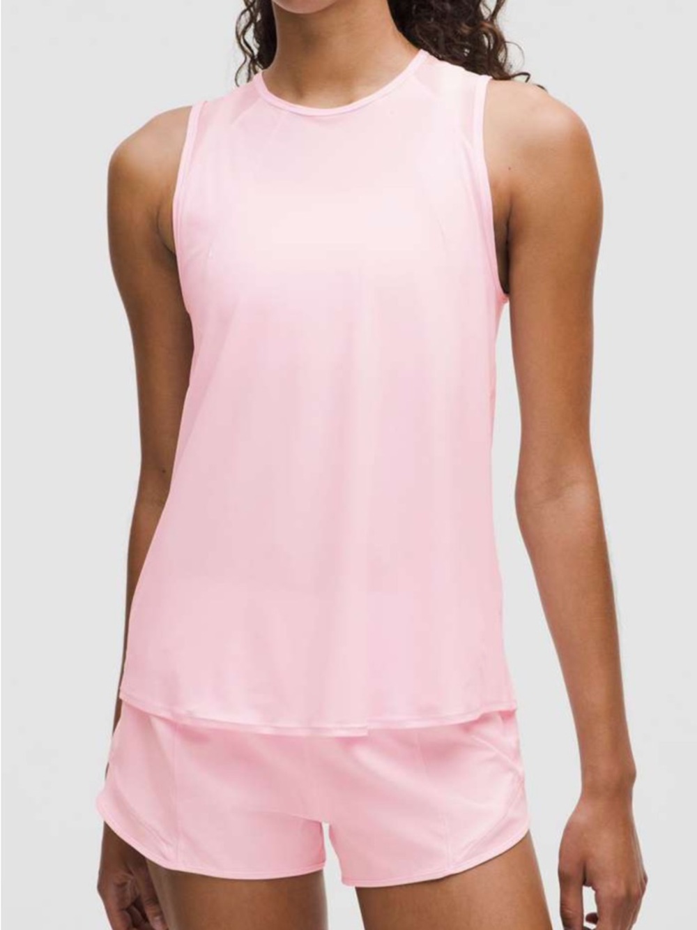 Lululemon Sculpt Tank Top Pink Organza size 8